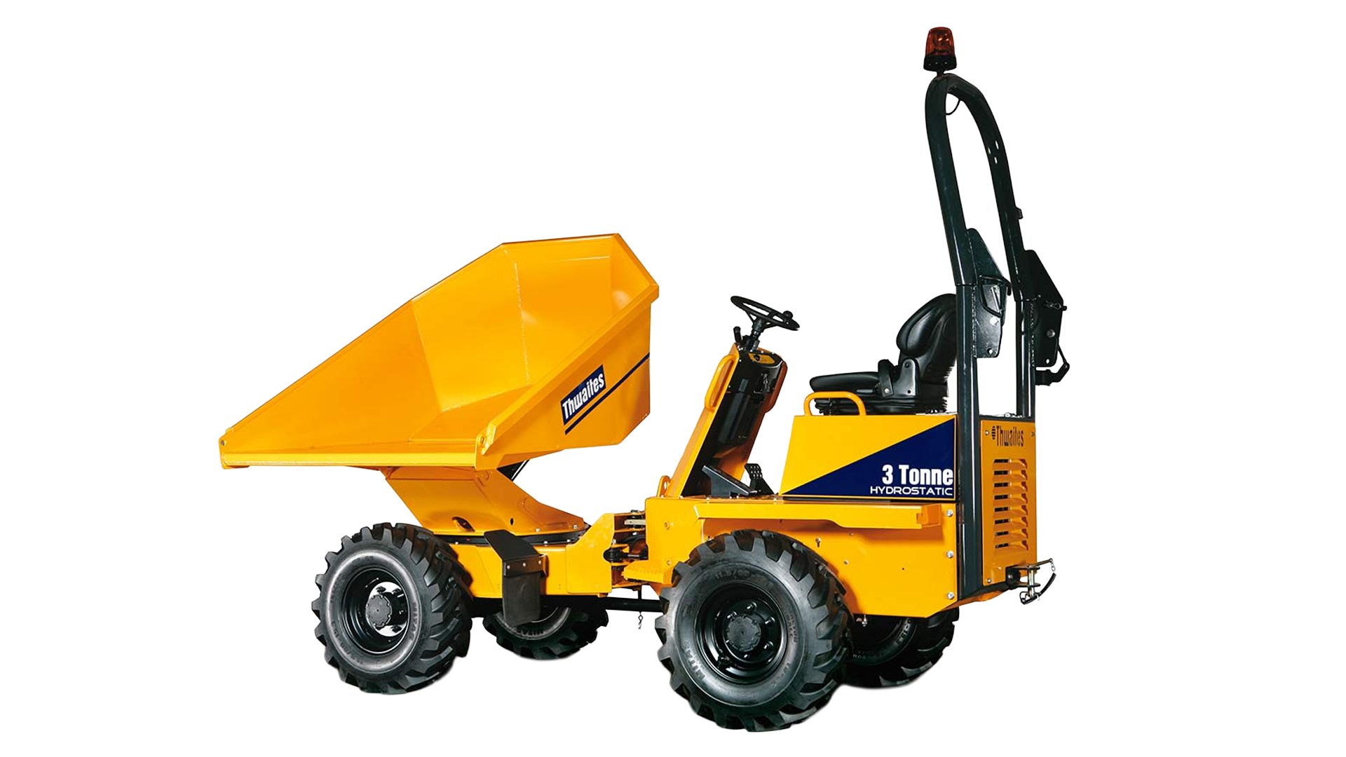 Udlejning af Dumper 3.0T ROPS front- & sidetip batteri hos GSV i hele DK